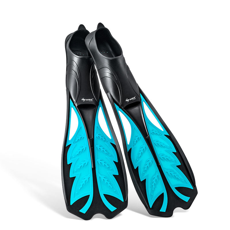 Wave Scuba Free Diving Snorkeling Fins Adults Professional Full Foot Pocket Flippers