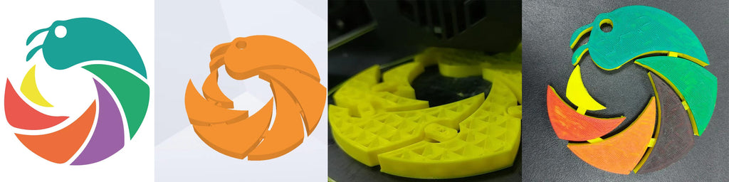 iwecolor logo into 3d print