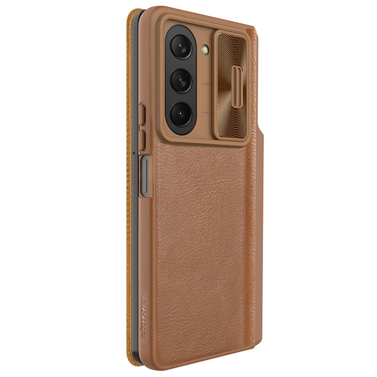 Nillkin Qin Series Pro Leather Phone Case - For Samsung Galaxy Z Fold5