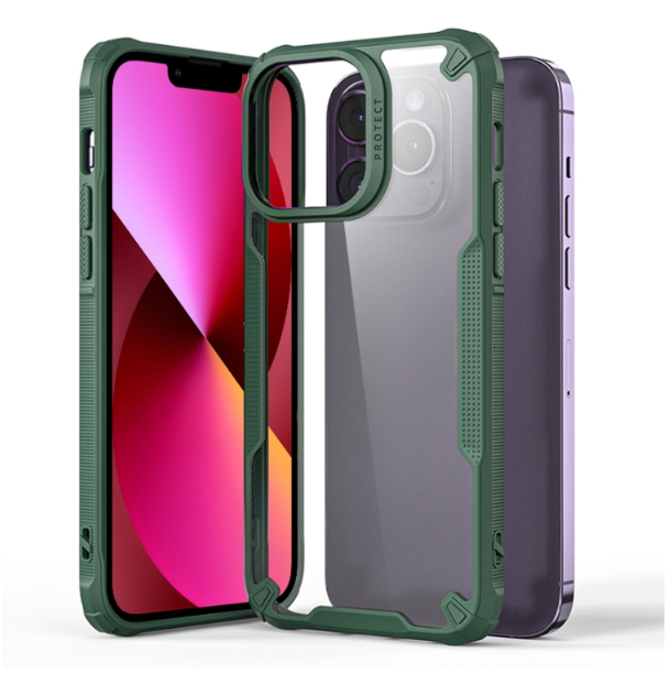 Four-corner Glossy Shockproof Phone Case - For iPhone 13