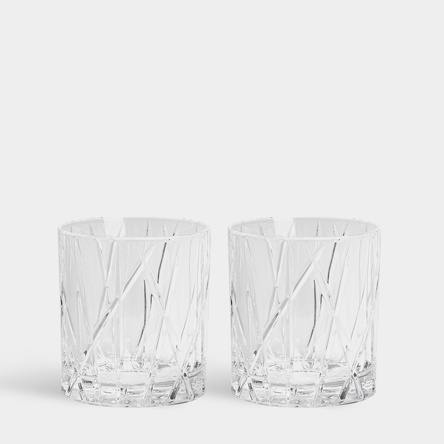 Orrefors City Double Old Fashioned - Set of 2