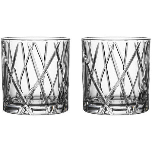 Orrefors City Double Old Fashioned - Set of 2