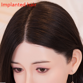 Implanted hair