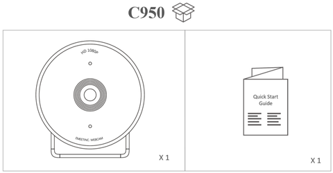 Webcam C950 with Microphone