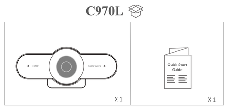 1080P 60FPS Webcam C970L