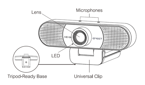 Wide Angle Webcam C960