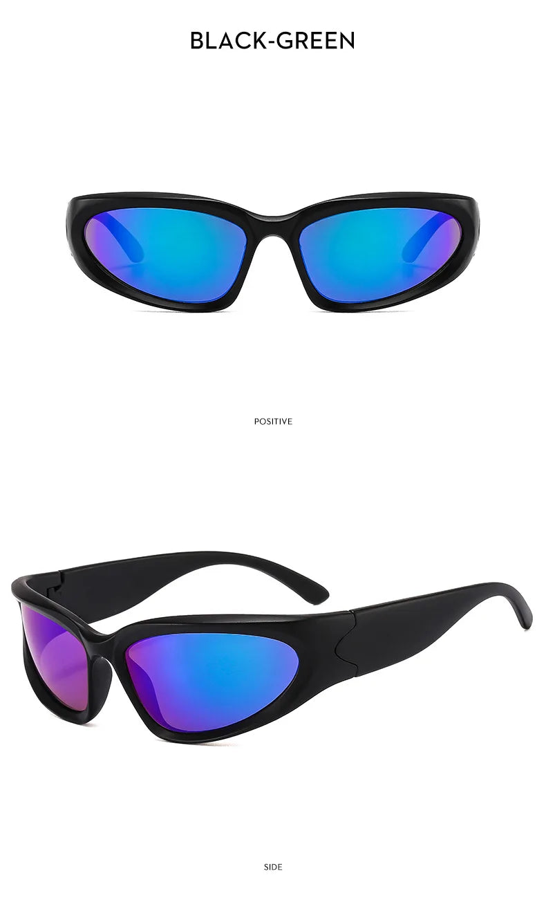 2024 Fashion Trends | Y2K Metallic Sunglasses