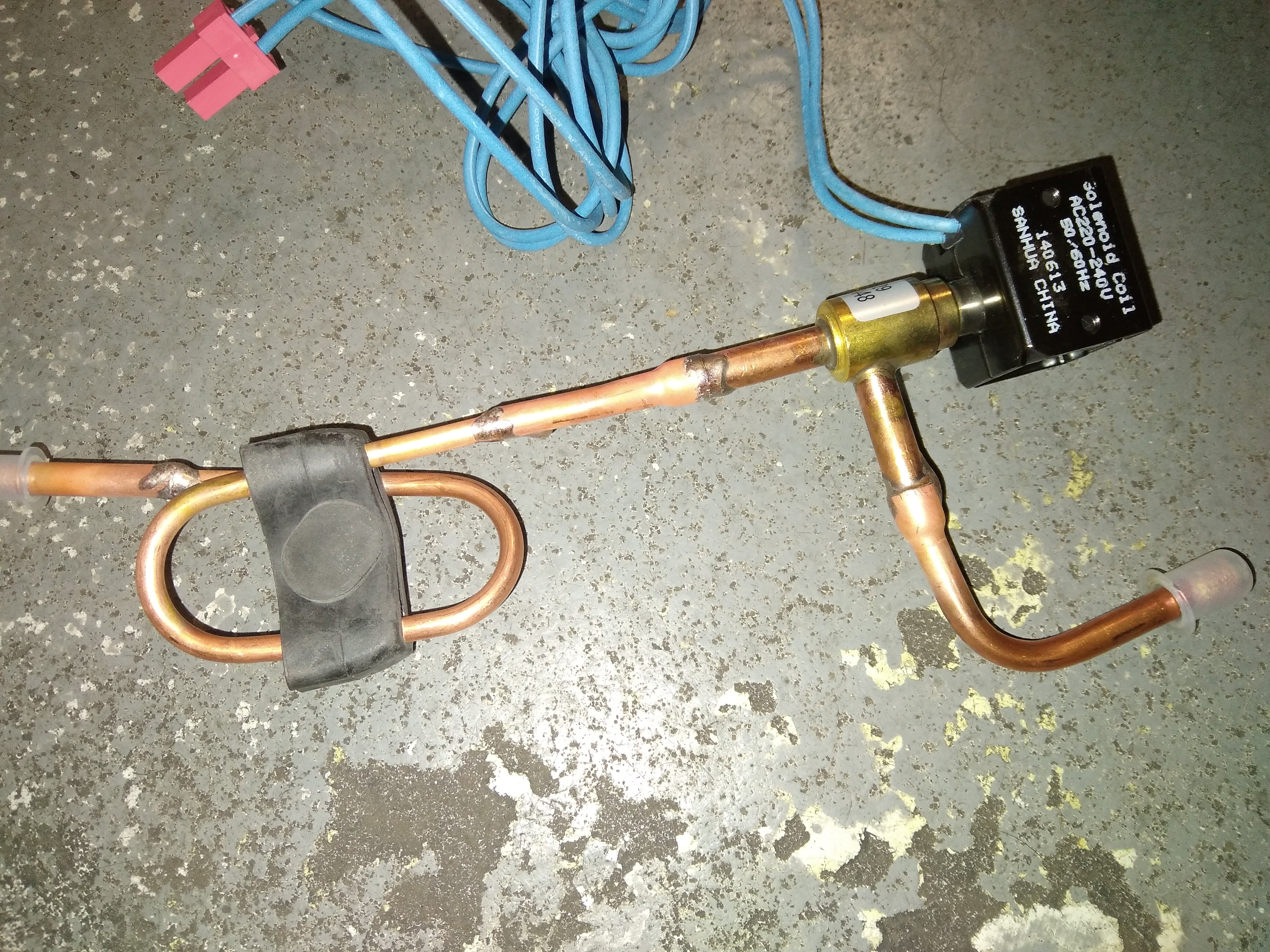 BYPASS TUBE ASSEMBLY WITH SOLENOID COIL