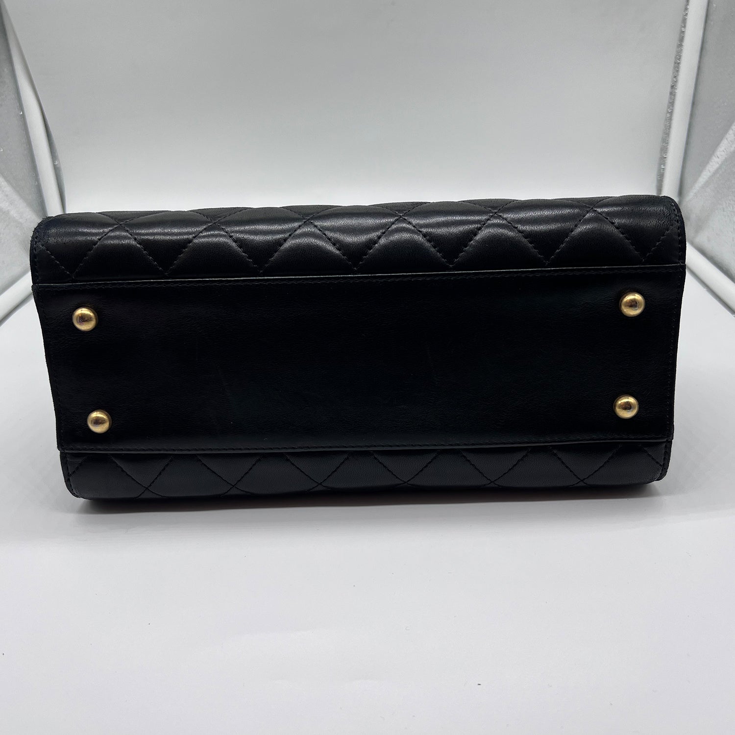 Chanel Classic Black Shopping Tote with CC Turn-lock Pocket