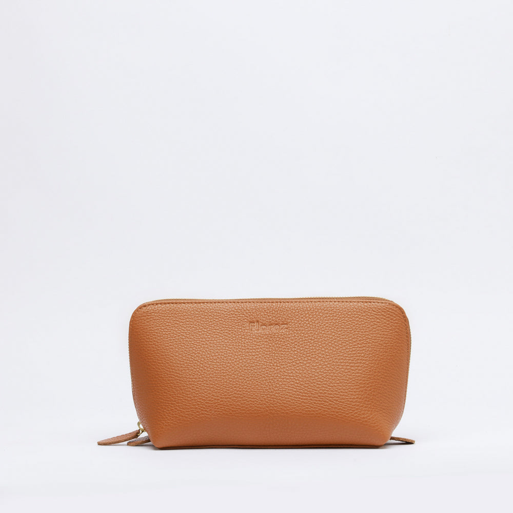 Leather Pouch Set Caramel