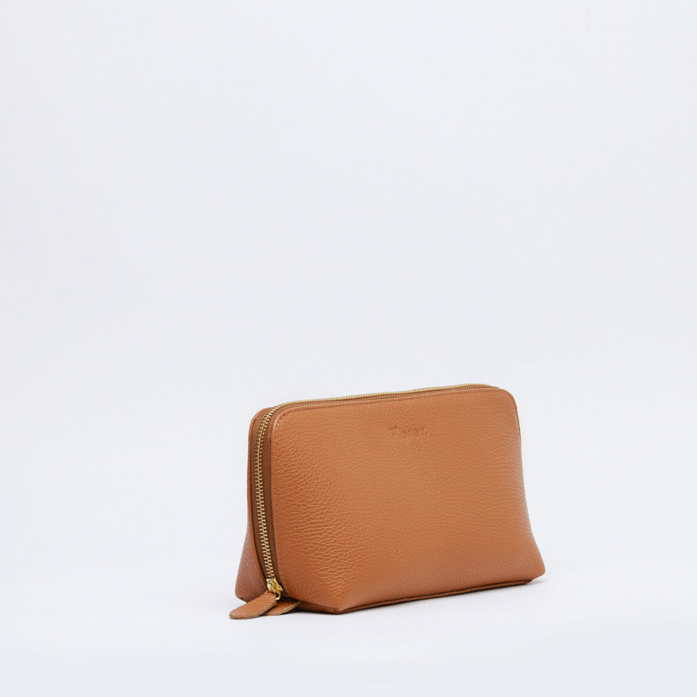 Leather Pouch Set Caramel