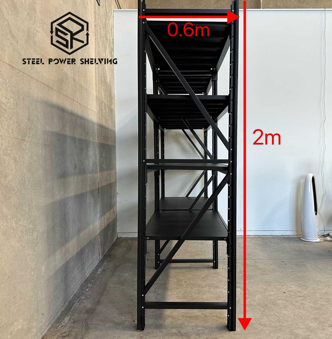 In-Depth Look at the SteelPowerShelving Shelf 2.0m(H)x6.0m(L)x0.6m(D)2500kg Shelving+Workbench