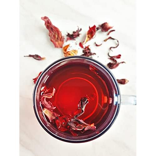 Princess Java Hibiscus (Karkade) Large Leaf Tea 80g/2.82oz Sudanese Rose Petals Herbal Drink with Pomegranate note