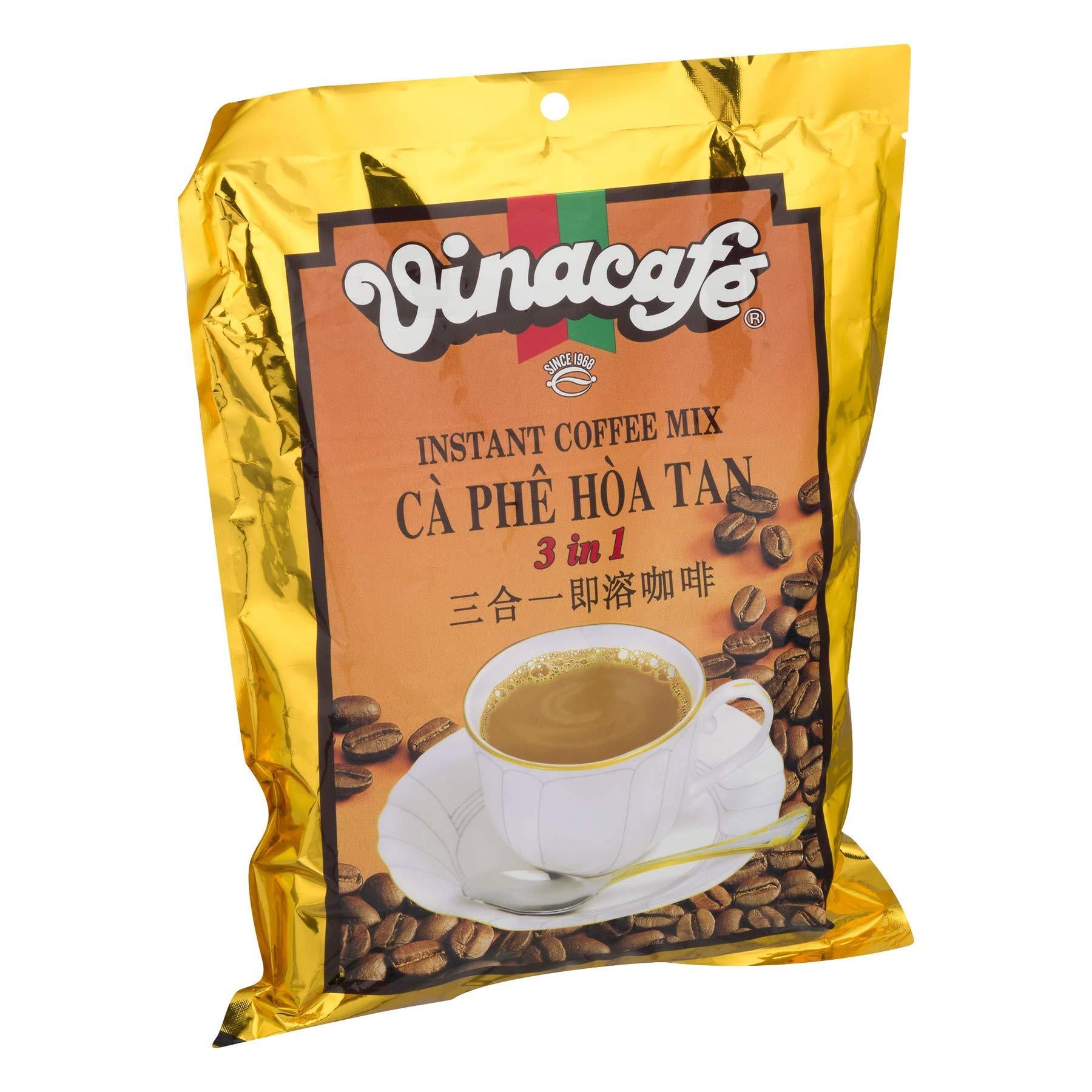 Vinacafe 3 in 1 Instant Coffee Mix, 20 Sachets (4 Packs)