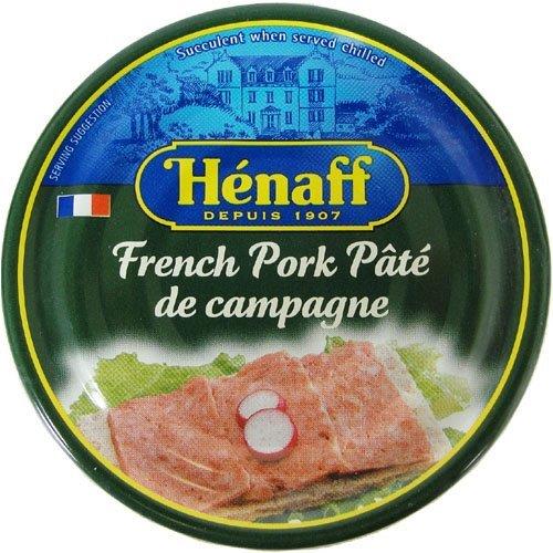 Henaff French Pork Pate De Campagne, Country Pate (Pack of 10)