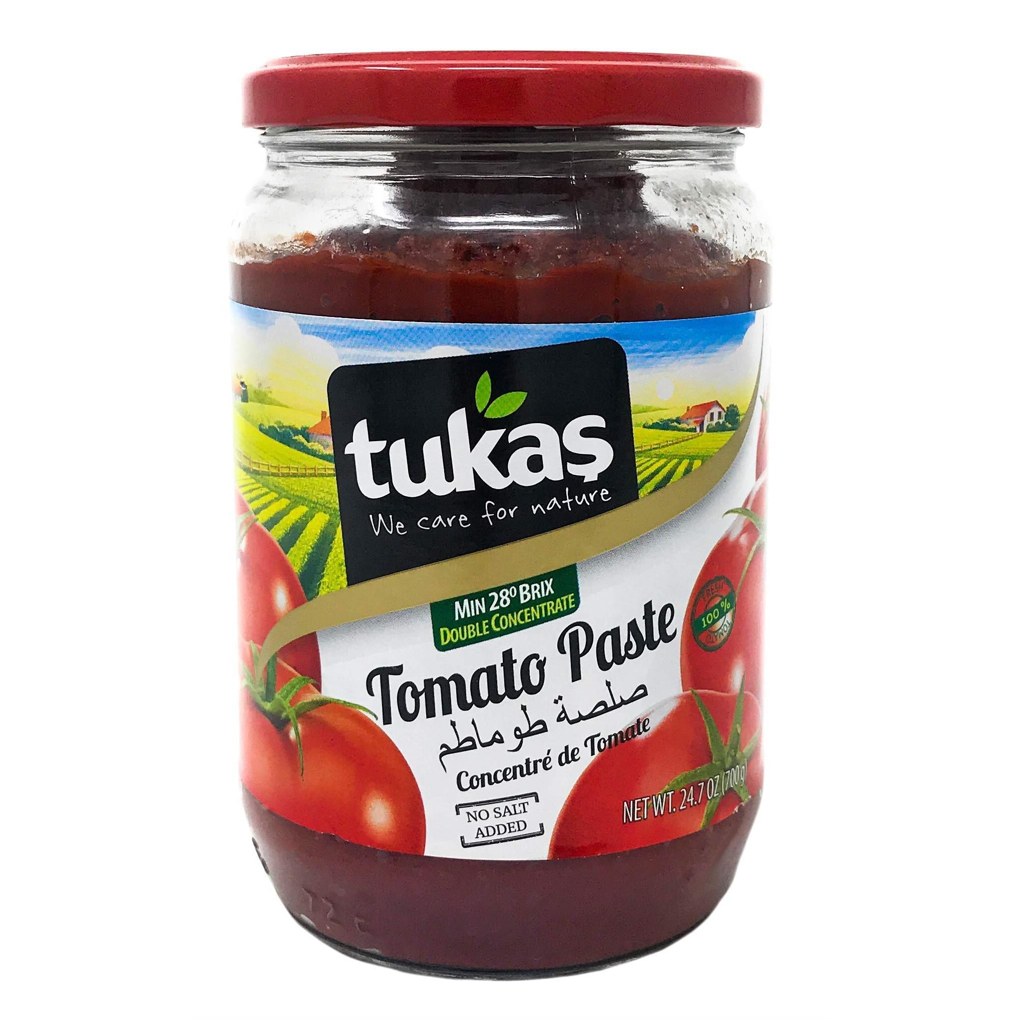 Tukas Premium Turkish Tomato Paste 24.7 Ounce ~ 700 Gram