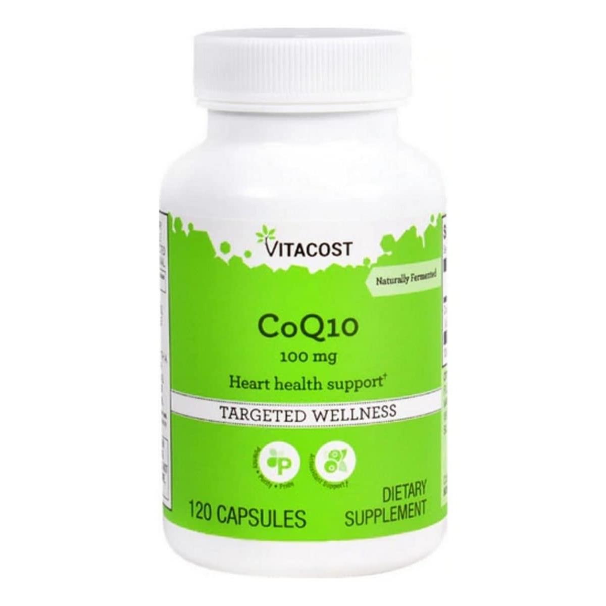 Vitacost CoQ10 - Vegetarian - 100 mg - 120 Vegetarian Capsules