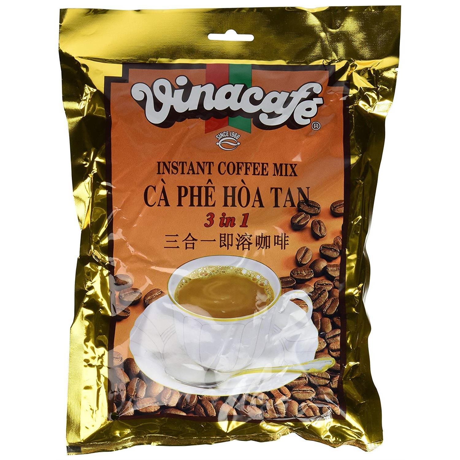 Vinacafe 3 in 1 Instant Coffee Mix, 20 Sachets (4 Packs)