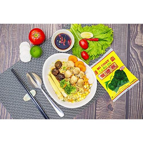 Binh Tay Mi Chay La Bo De Vegetarian Instant Noodles 2.5oz (Pack of 10)