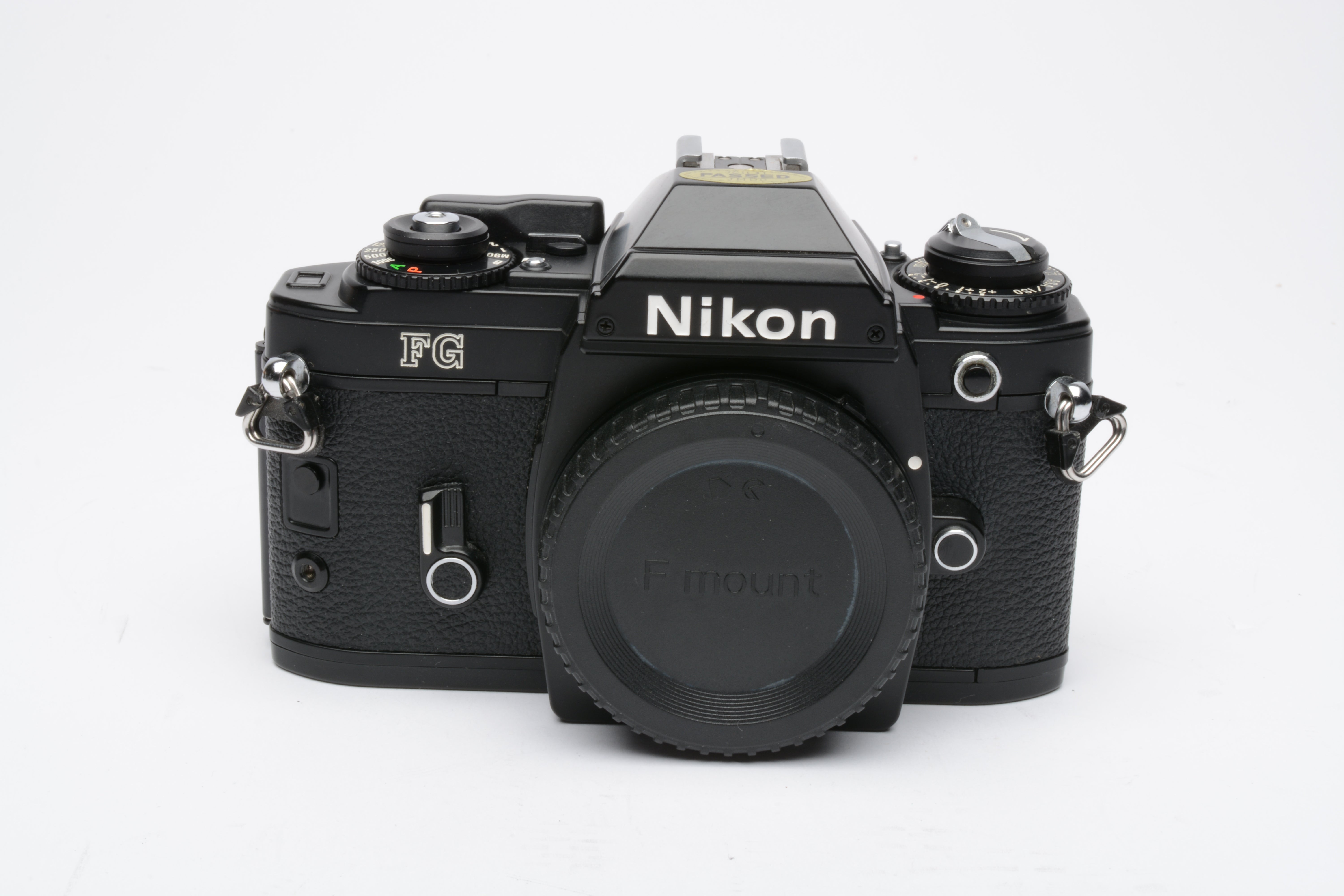 Nikon FG Black 35mm SLR Body, New Seals, tested, nice