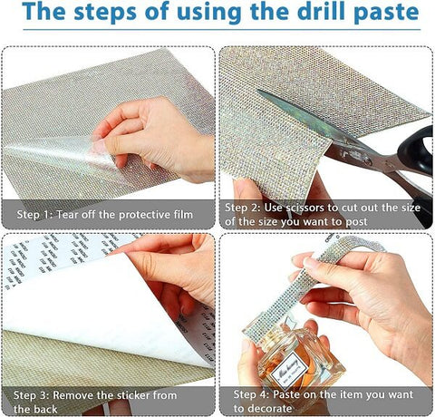 steps of using drill paste