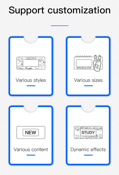 Digital Sign Animated Shelf Labels E-paper Display Motion Screen Tags ...