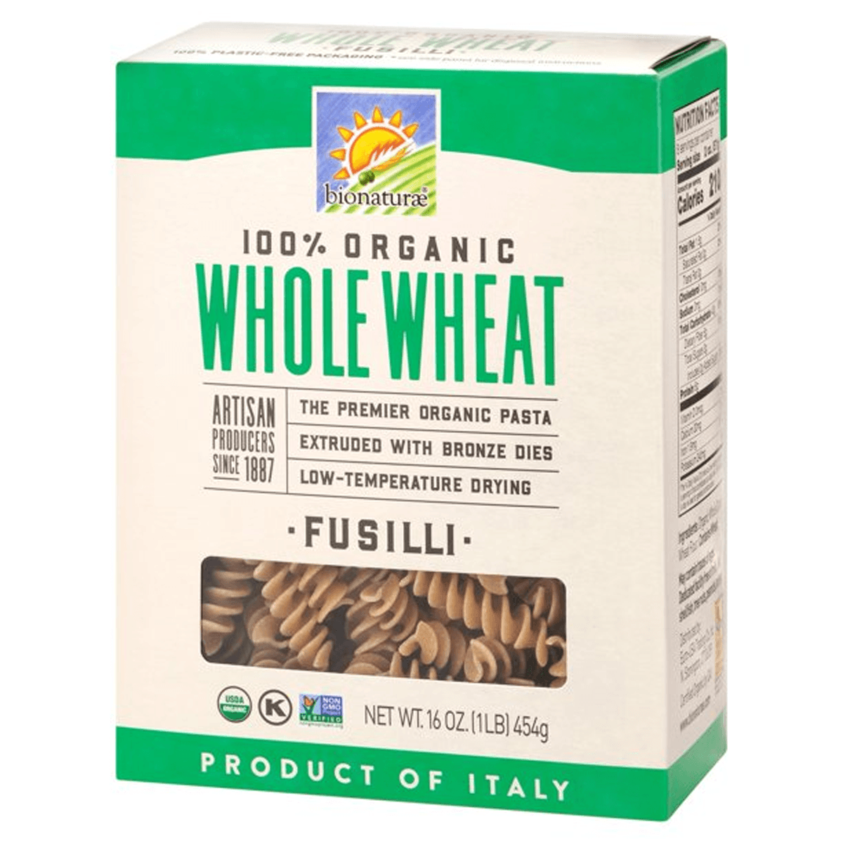 Bionature Organic WW Fusilli 16oz