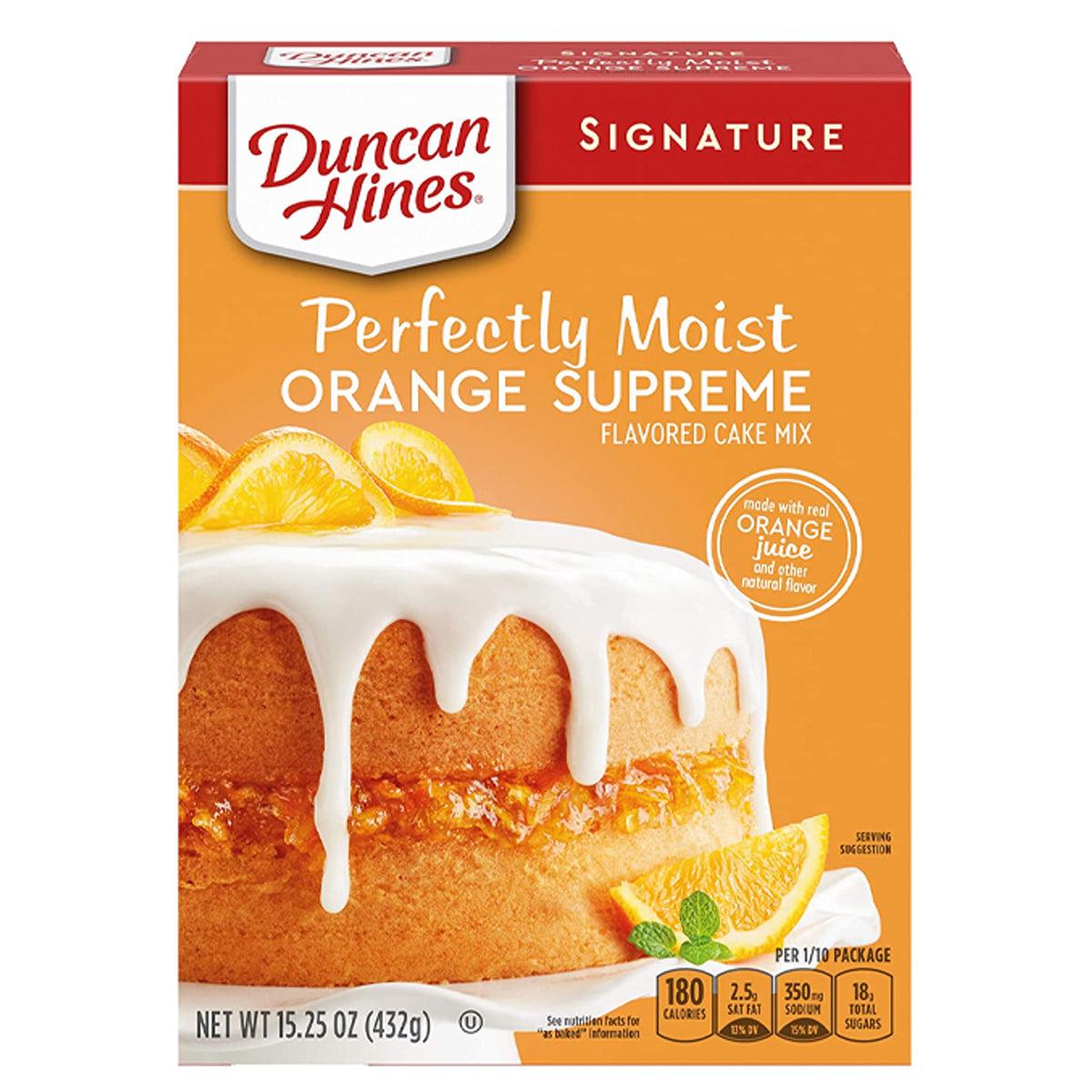 Duncan Hines Sig Orange Cake Mix 15.25z
