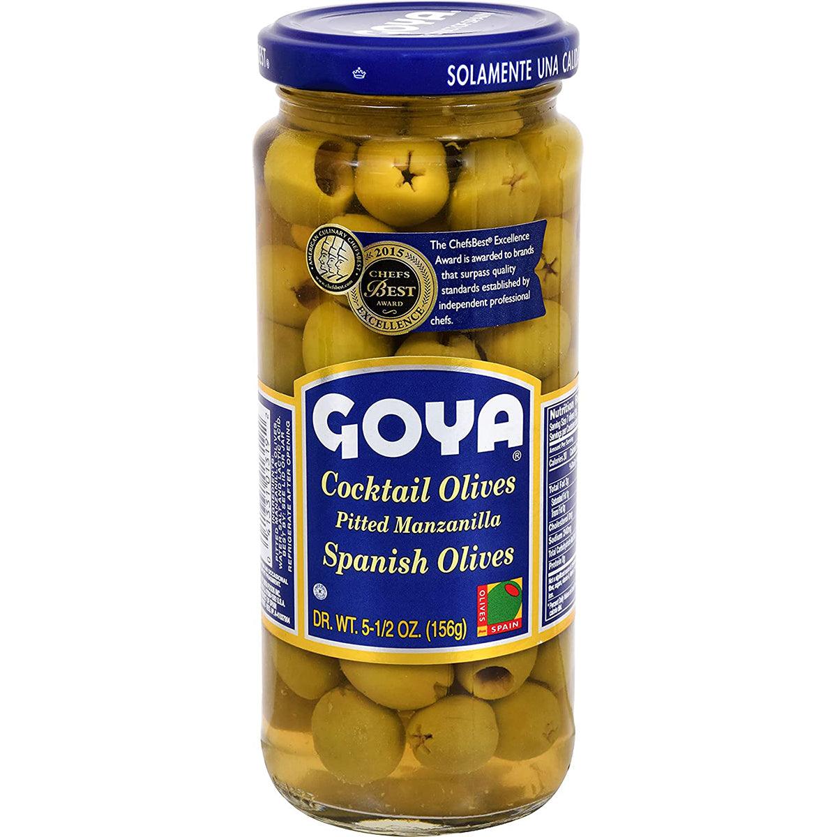 Goya Cocktail Pitted Olives 5.5oz