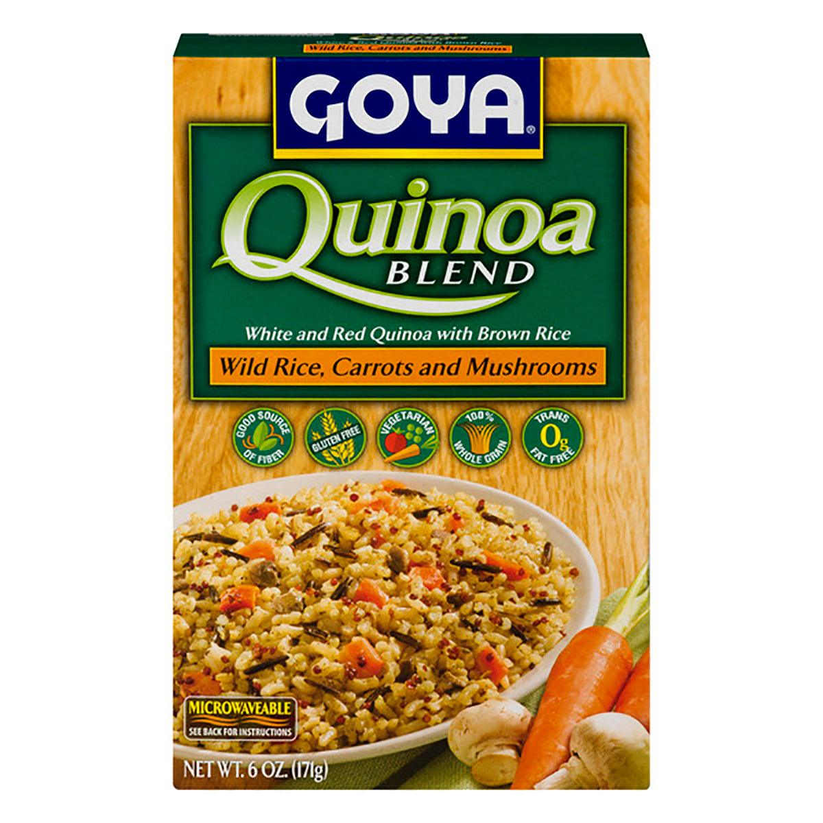 Goya Quinoa Brown Rice/Car/Mushrooms 6z