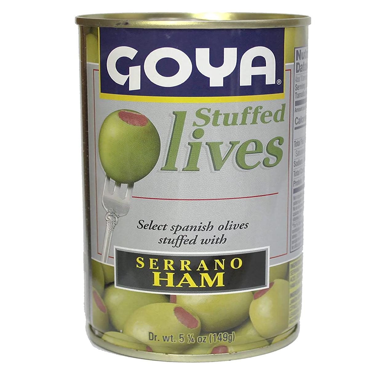 Goya Stuffed Olives W/Serrano Ham 5.25oz