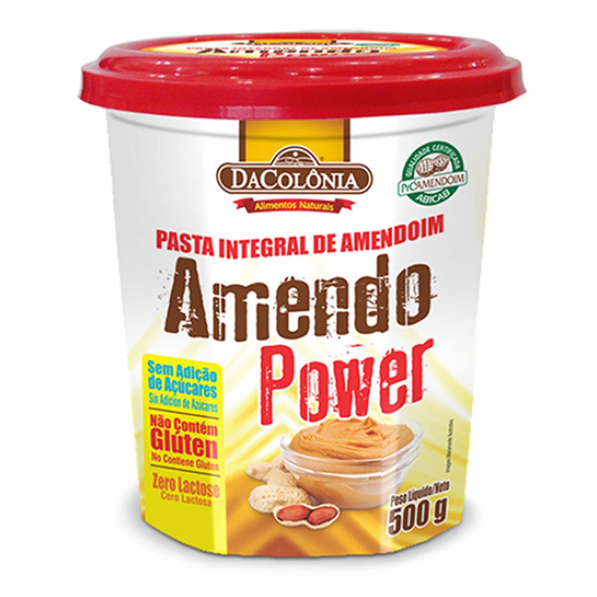 Pasta Integral de Amendoin Da Colonia 500g