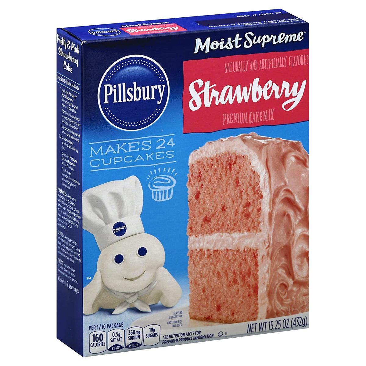 Pillsbury Strawberry Cake Mix 15.25z
