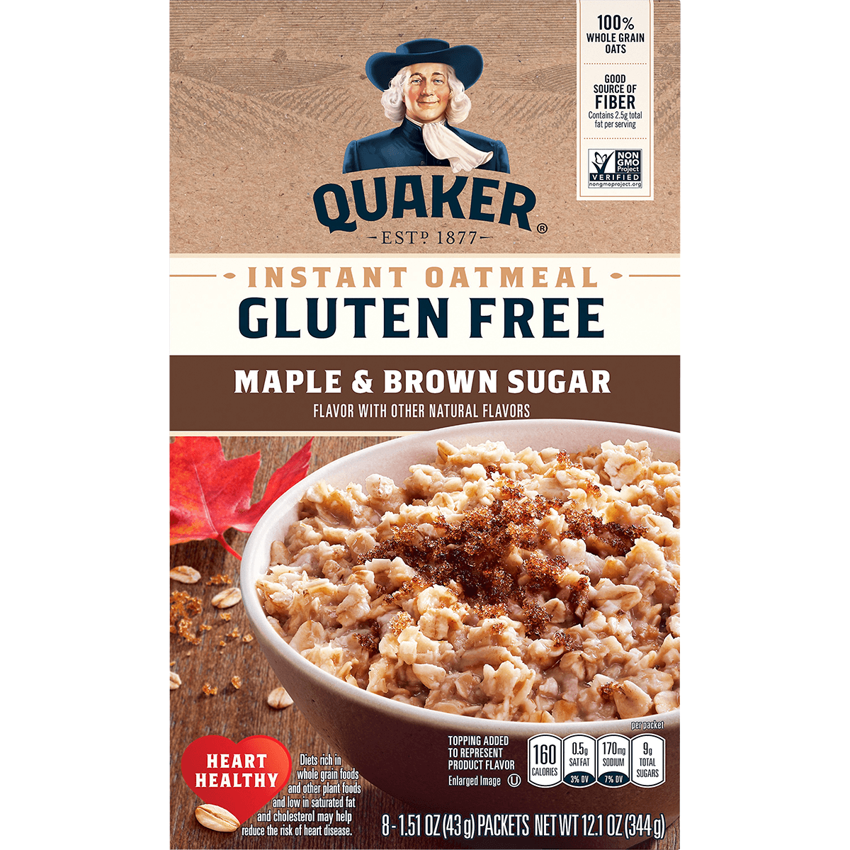 Quaker IO GG Brown Sugar 12.1oz
