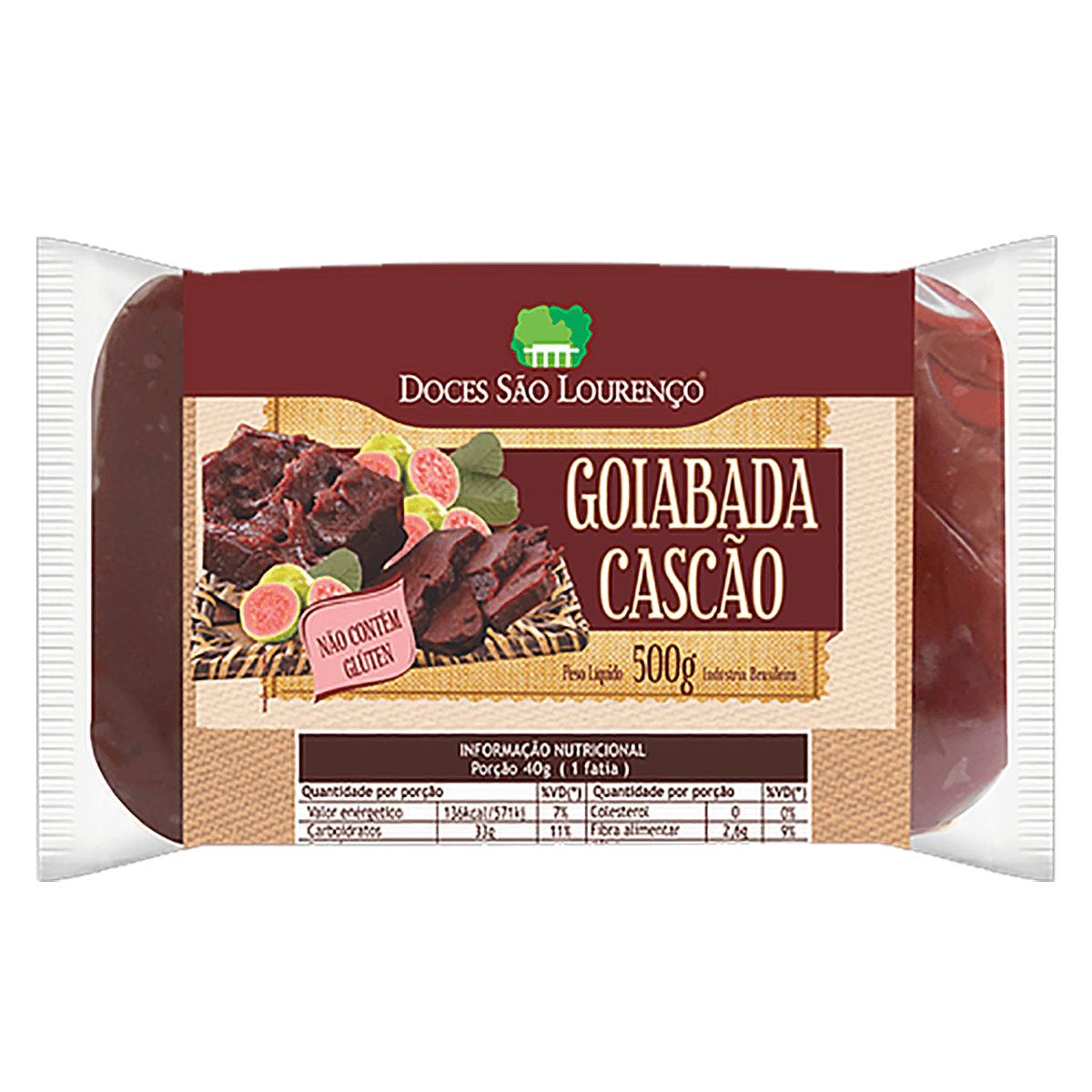 Sao Lourenco Goiabada Cascao 500g