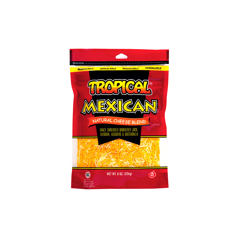 Tropical Mexican Shredded Cheese 8oz