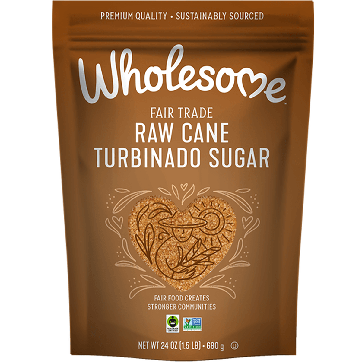 Wholesome Organic Turbina Sugar 24oz