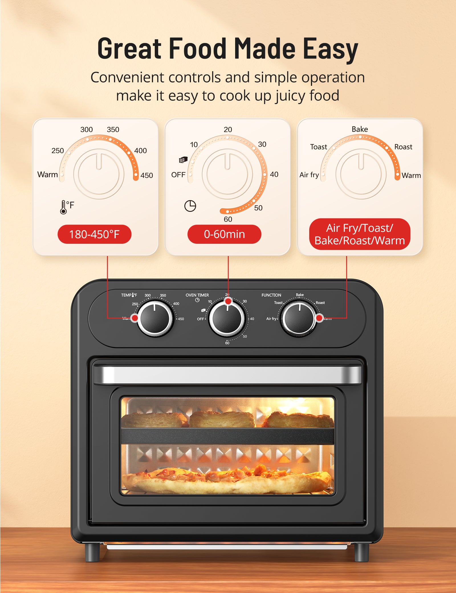 air fryer in oven