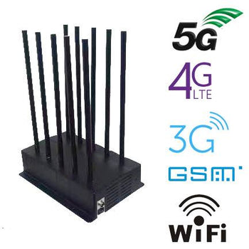 Latest Desktop Portable 100W 4G 5G GPS WiFi 2.4G 5.8G Frequency Cell Phone Jammer