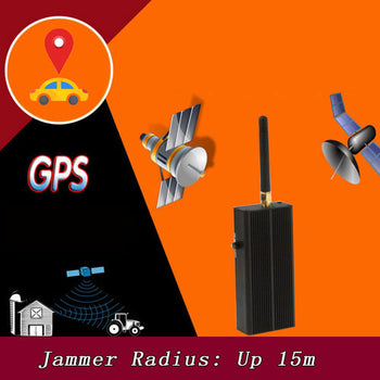 Portable car single-band handheld GPS jammer