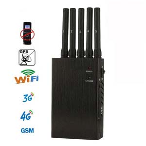 Handheld Portable GPS Jammer Blocks GSM 3G 4G WiFi Frequency