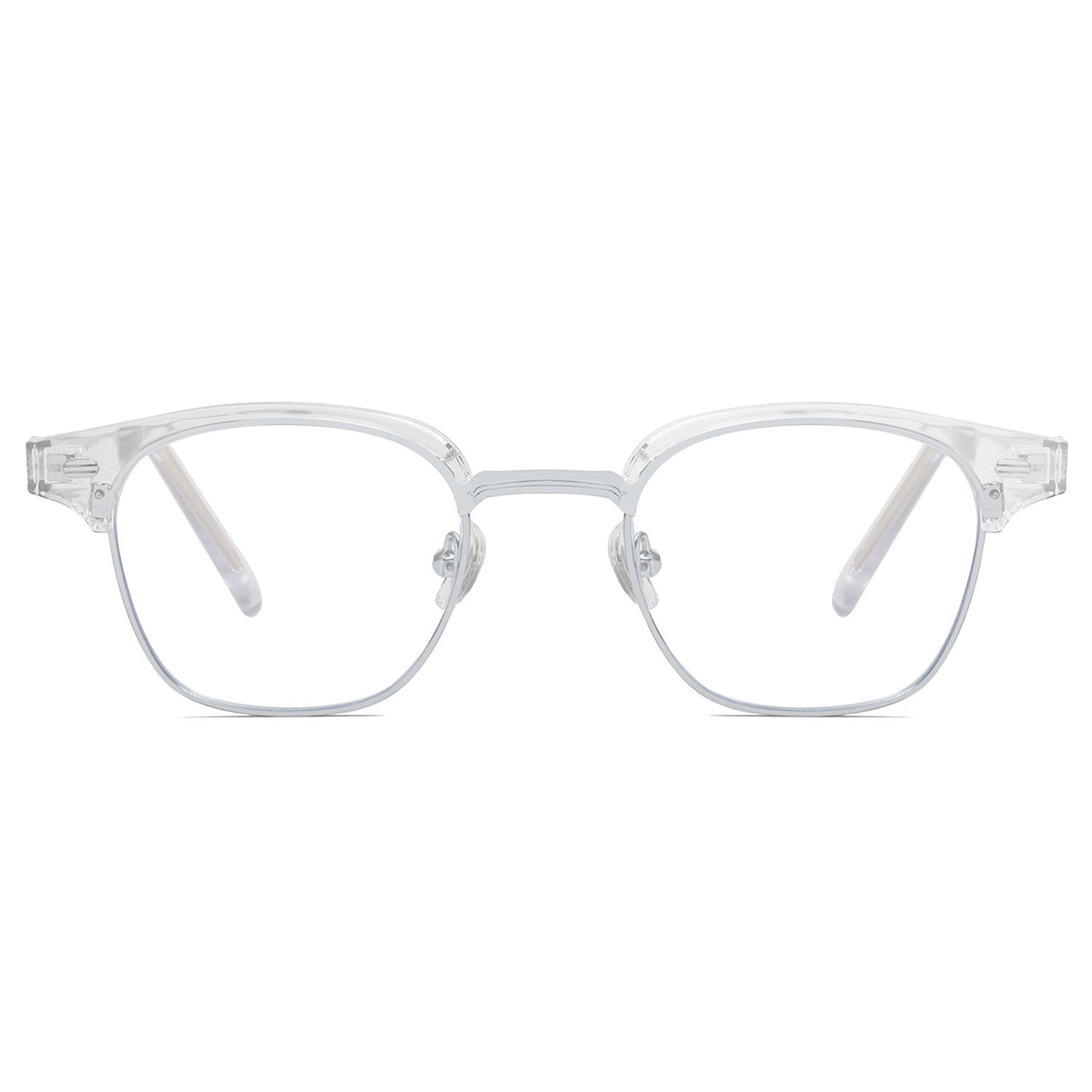 Brice-2 | Rectangle/Clear/Metal