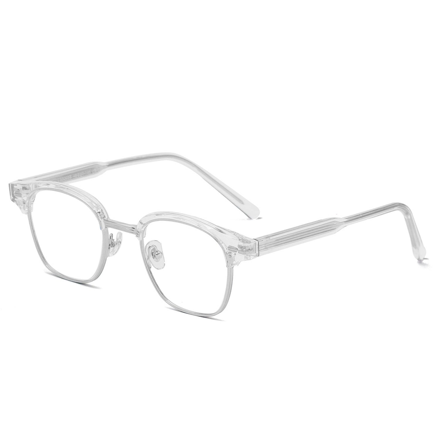 Brice-2 | Rectangle/Clear/Metal