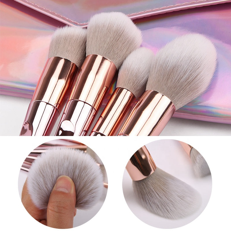 Bella 10PCS Makeup Brushes Set Foundation Powder Blush Eyeshadow Concealer Lip Eye Make Up Brush Cosmetics Beauty Tools
