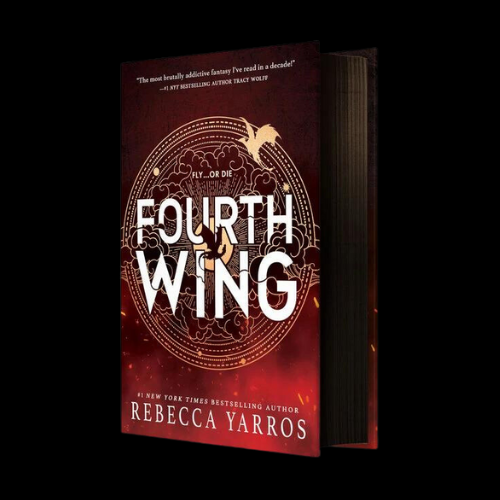 Fourth Wing by Rebecca Yarros, Holiday Edition, digitally signed bookplate