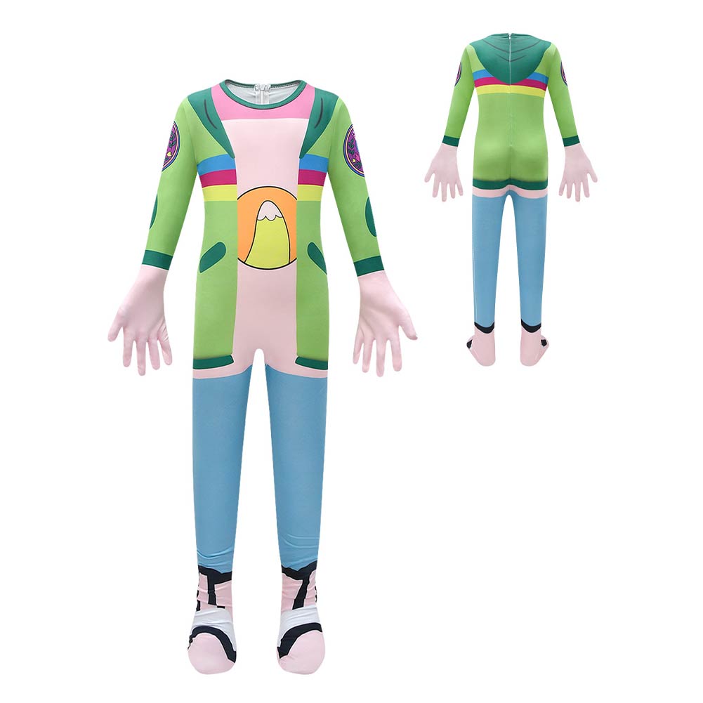 SeeCosplay The Creature Cases Sam Snow Kids Cosplay Costume Jumpsuit Fancy Outfits Halloween Carnival Suit BoysKidsCostume