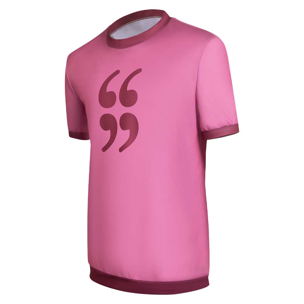 SeeCosplay Scott Pilgrim Takes Off Scott Pilgrim Pink T-shirt Costume Halloween for  Carnival Cosplay Costume