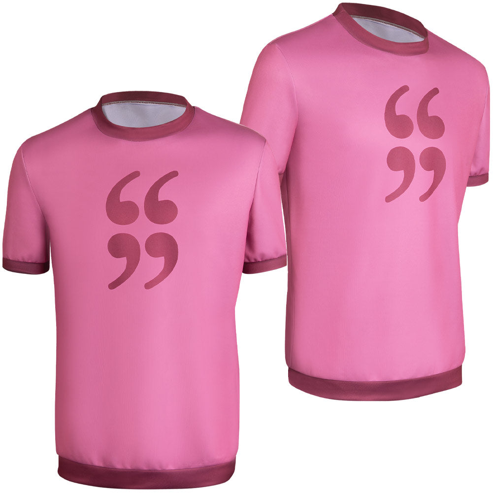 SeeCosplay Scott Pilgrim Takes Off Scott Pilgrim Pink T-shirt Costume Halloween for  Carnival Cosplay Costume