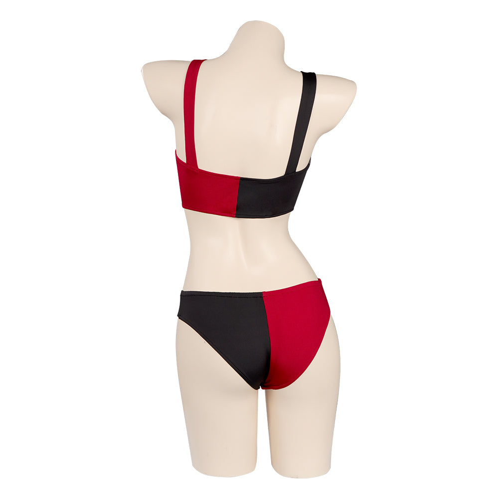 SeeCosplay Harley Quinn/Harleen Quinzel Swimsuit Cosplay Costume TwoPiece Swimwear Swimwear