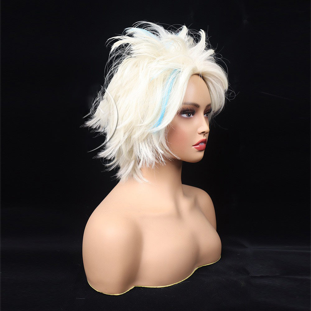 SeeCosplay 2023 Doll Movie Kate McKinnon Weird Doll Cosplay Wig Synthetic Hair Wig Halloween Custome Accessories Pinkstyle